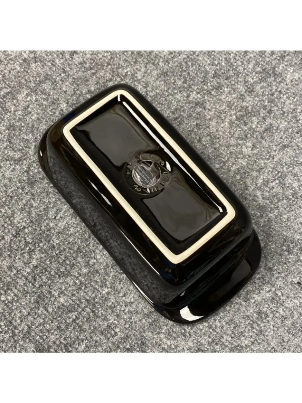 Longaberger Loaf Dish Small Ebony Woven Traditions Pottery Bread Pan New in Box